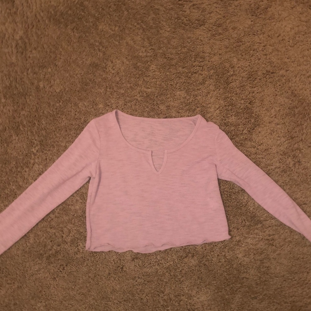 A crop top sweater from Romwe!